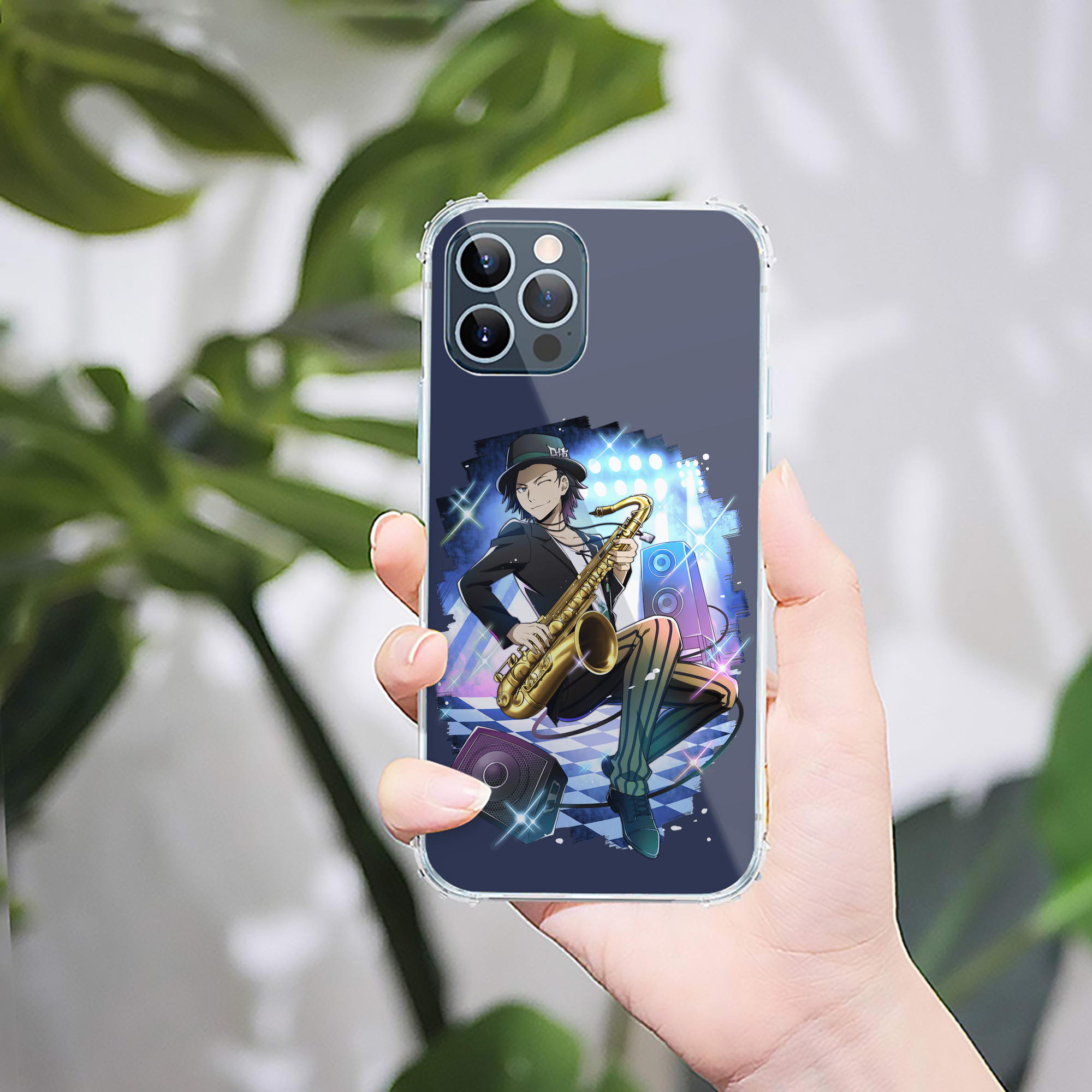 （画像用） 文豪ストレイドッグス Bungo Stray Dogs 【iPhone 12シリーズ対応】透明スマホケース（クリアソフトケース）